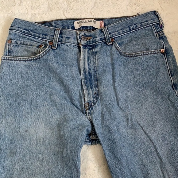 VINTAGE Levi’s 505 regular fit red tab jeans size 34/32 - Picture 5 of 7